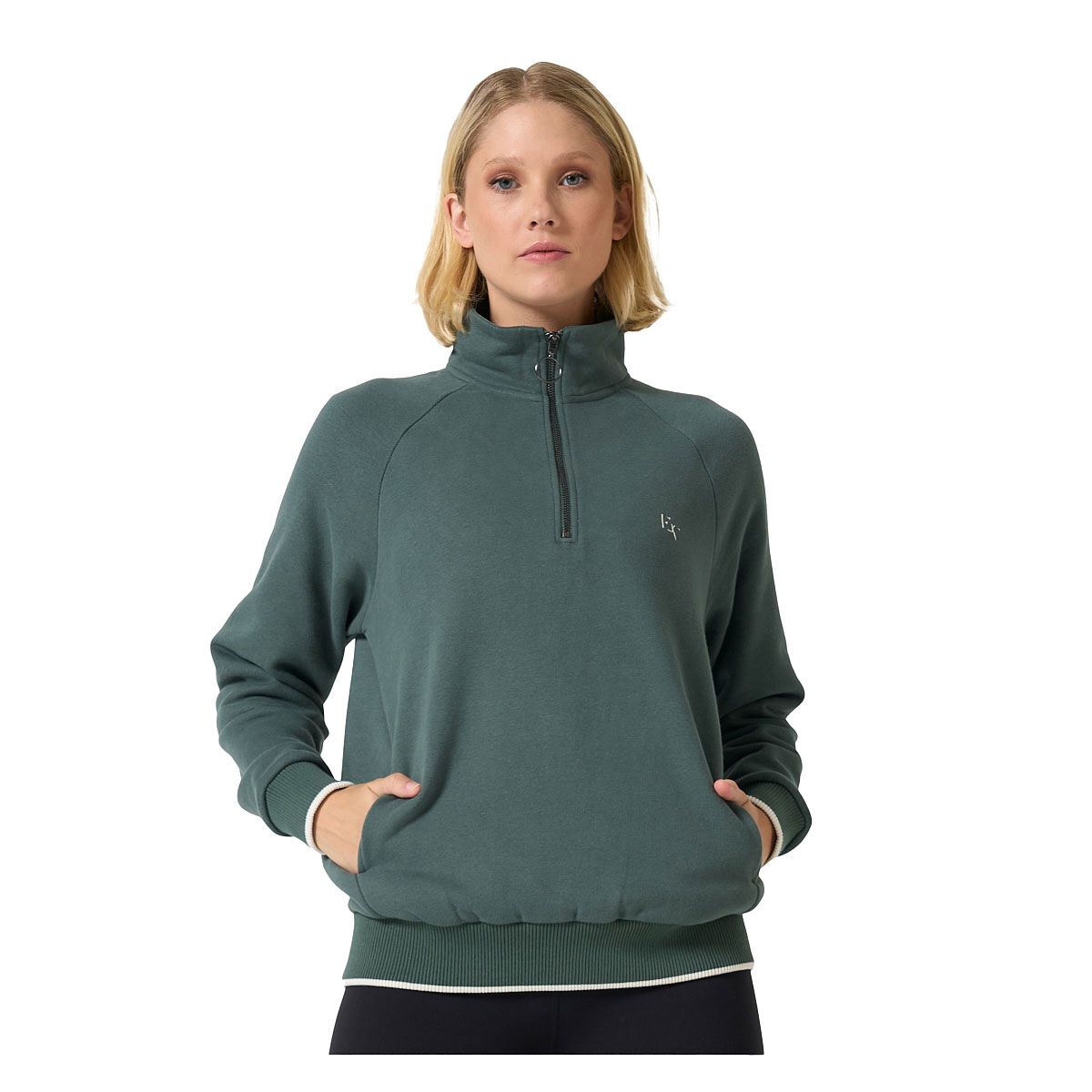 Ell/Voo Womens Freja Fleece 1/4 Zip Pullover
