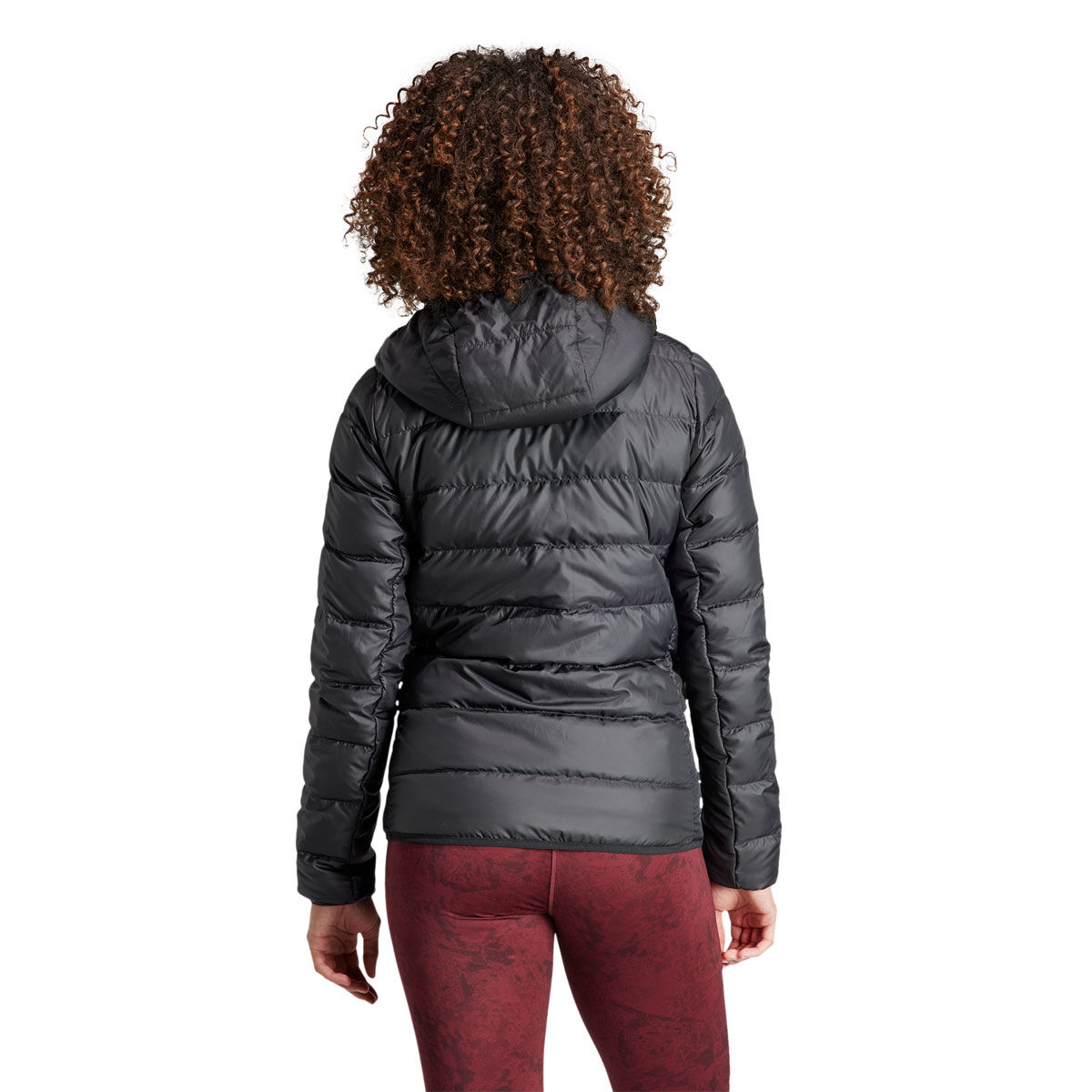 adidas Womens Multi Light Down Hooded Jacket