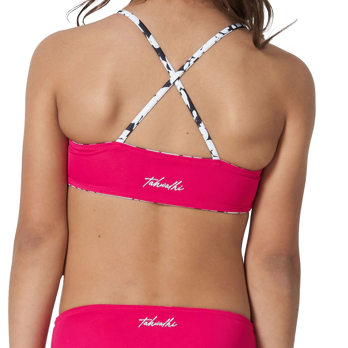 Tahwalhi Girls Reversible Daisy Burst Bikini Set