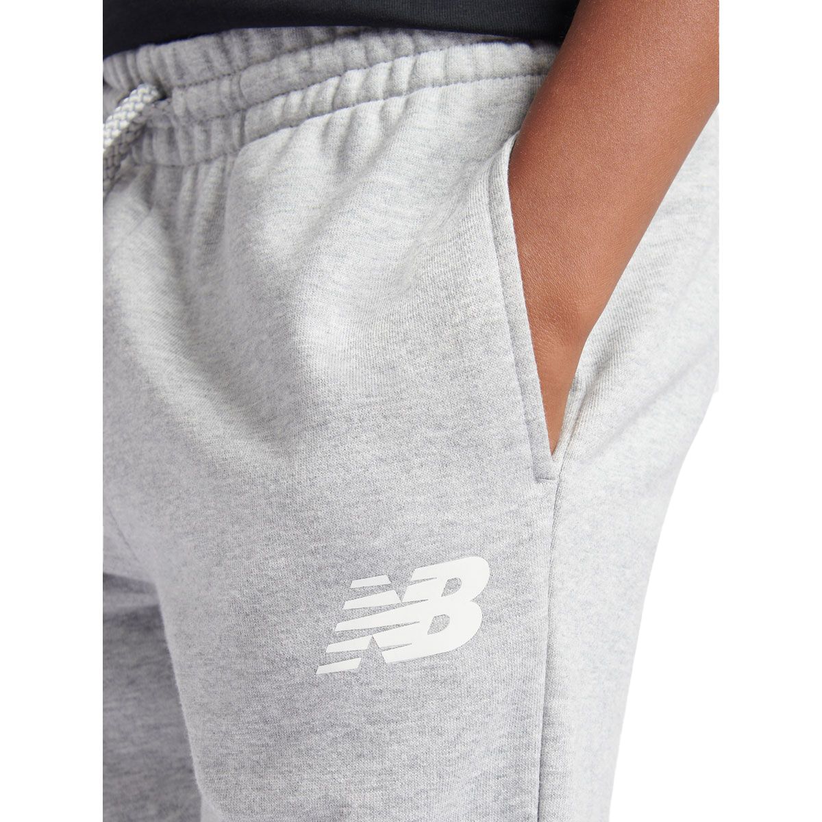 New Balance Junior French Terry Stacked Logo Jogger Track Pants