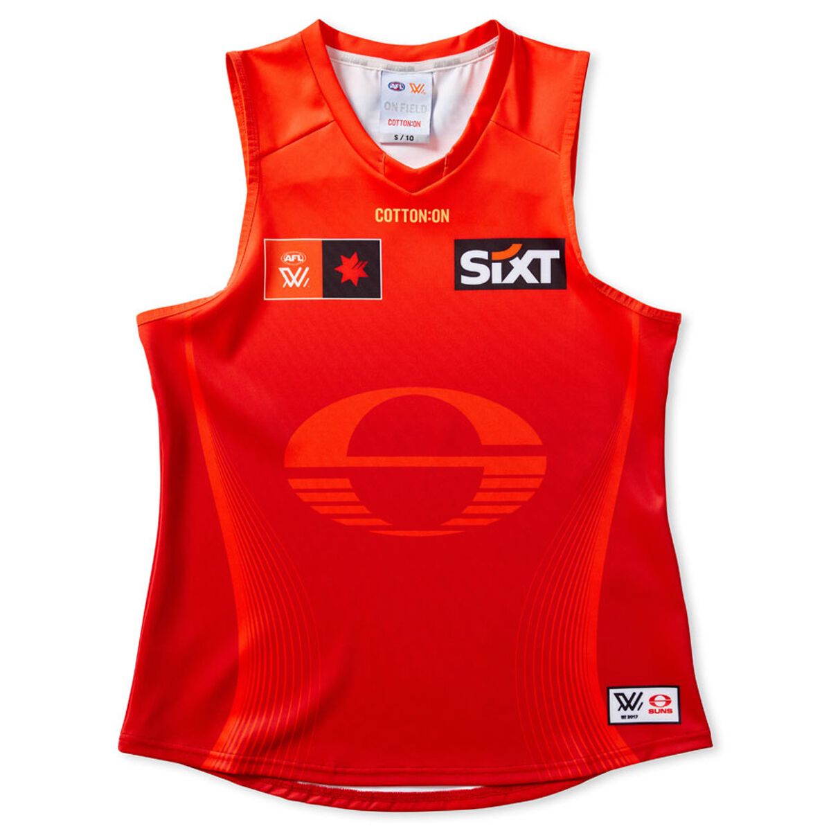 Gold Coast Suns Womens AFLW Home Guernsey