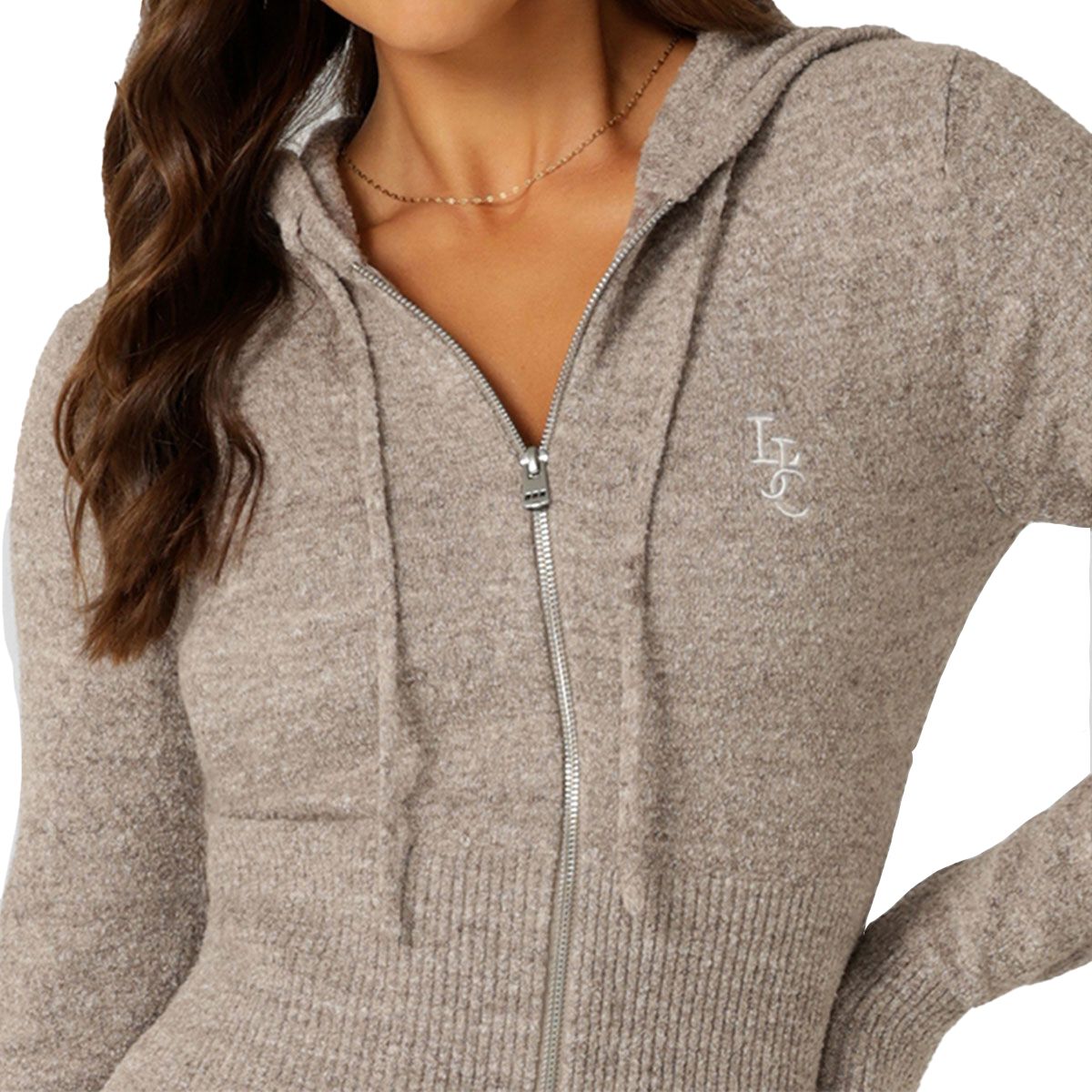 Lorna Jane Womens Luxe Lounge Knit Hoodie