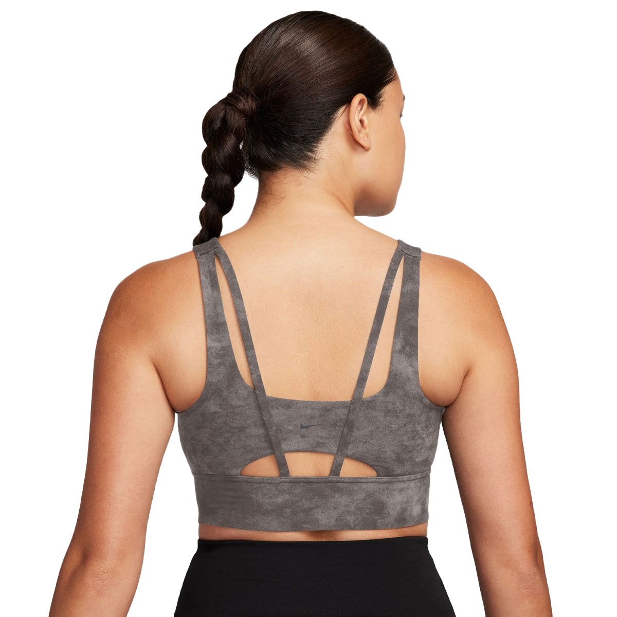 Nike Womens Zenvy Tie-Dye Medium Support Padded Longline Sports Bra