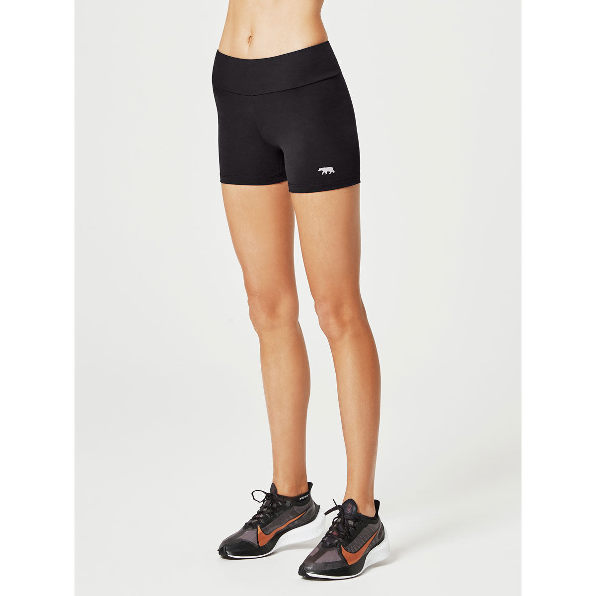 Running Bare Womens High Rise Sport Tights