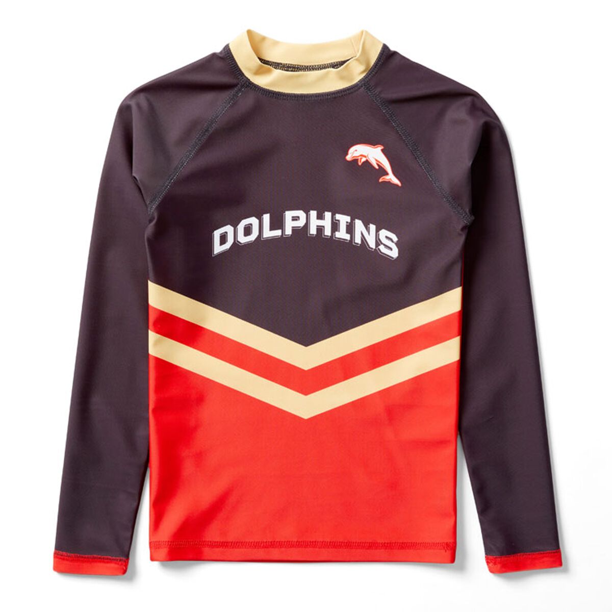 Dolphins Kids Swim Rash Top