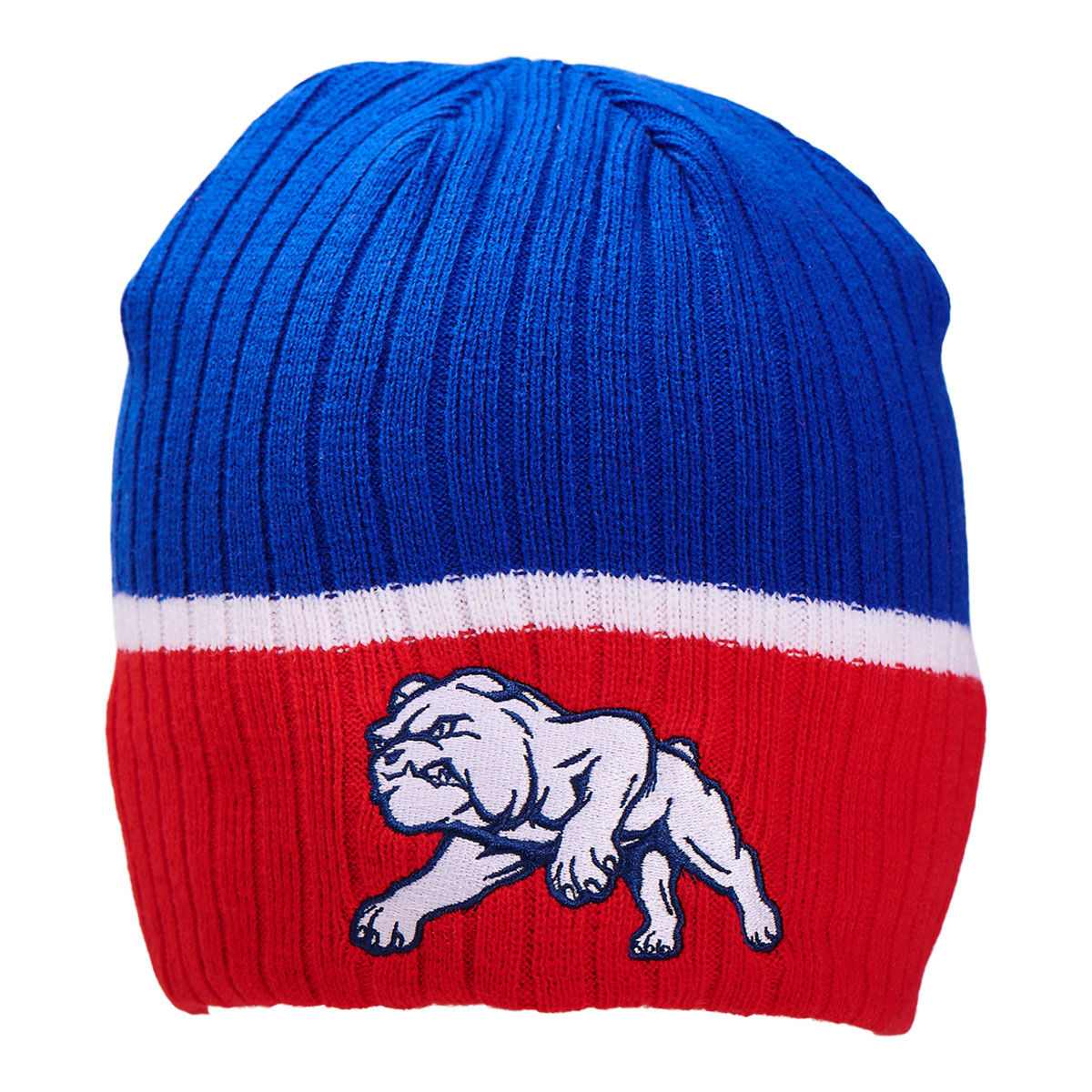 Western Bulldogs Boundary Rib Beanie