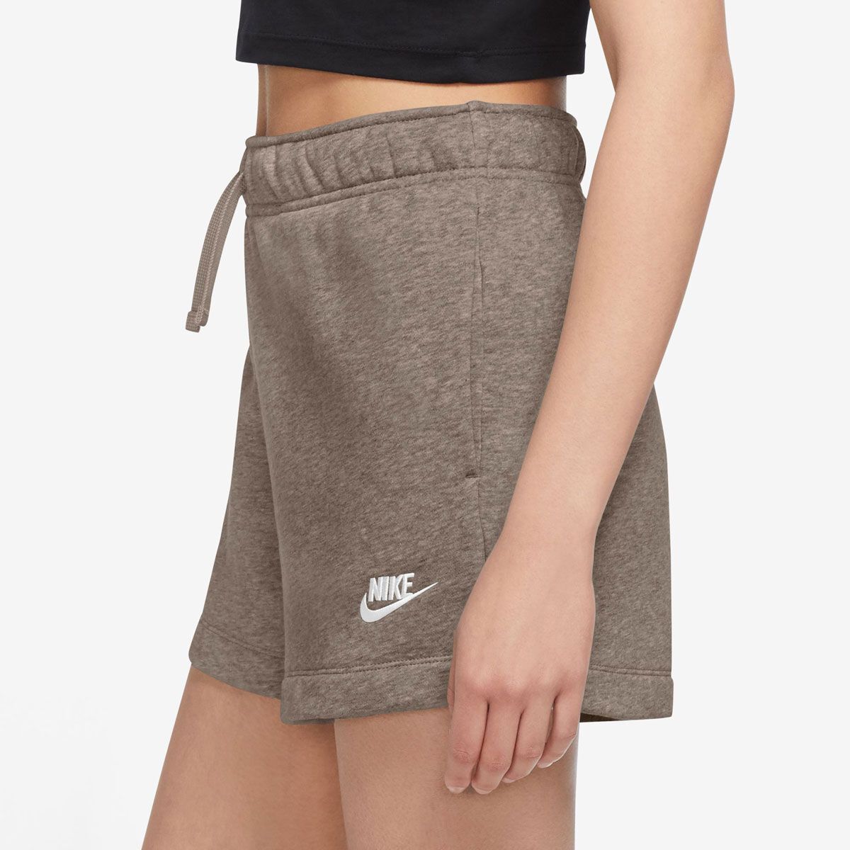 Nike Womens Sportswear Club Fleece Mid Rise Shorts