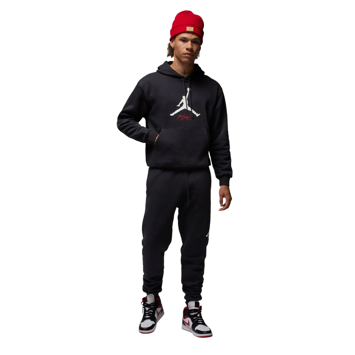 Jordan Mens Essential Baseline Fleece Pullover Hoodie