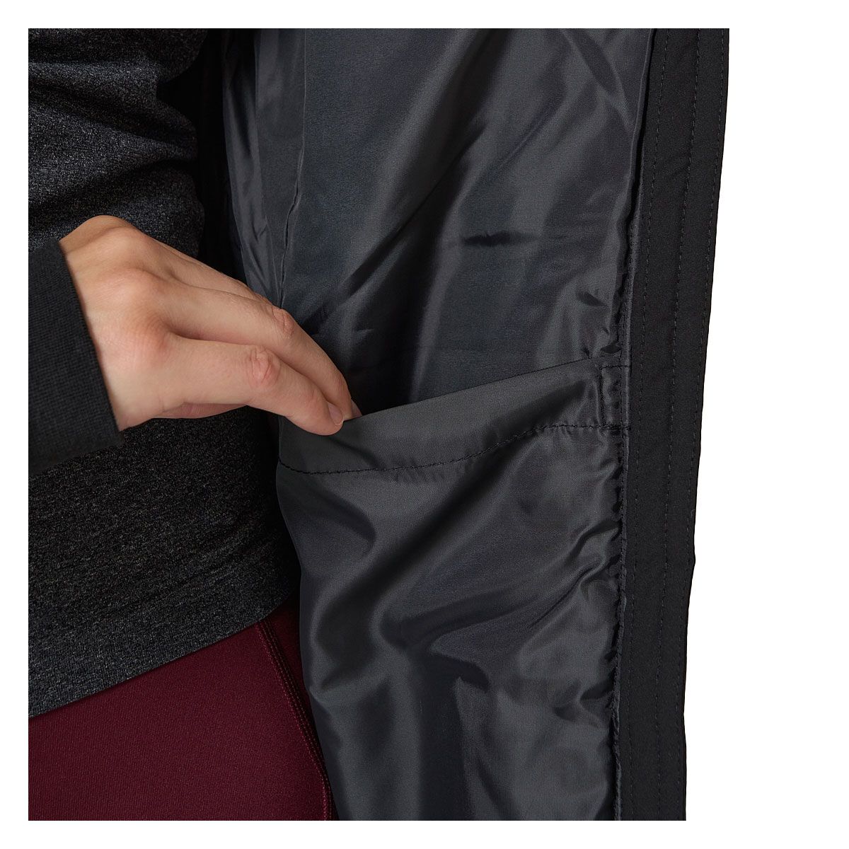 Ell/Voo Womens Leila Long Puffer Jacket