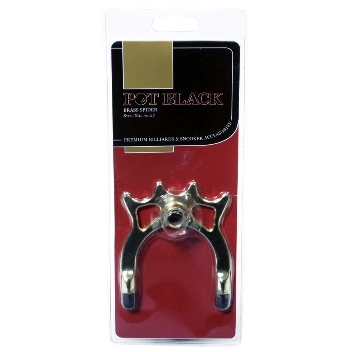 Pot Black Brass Spider