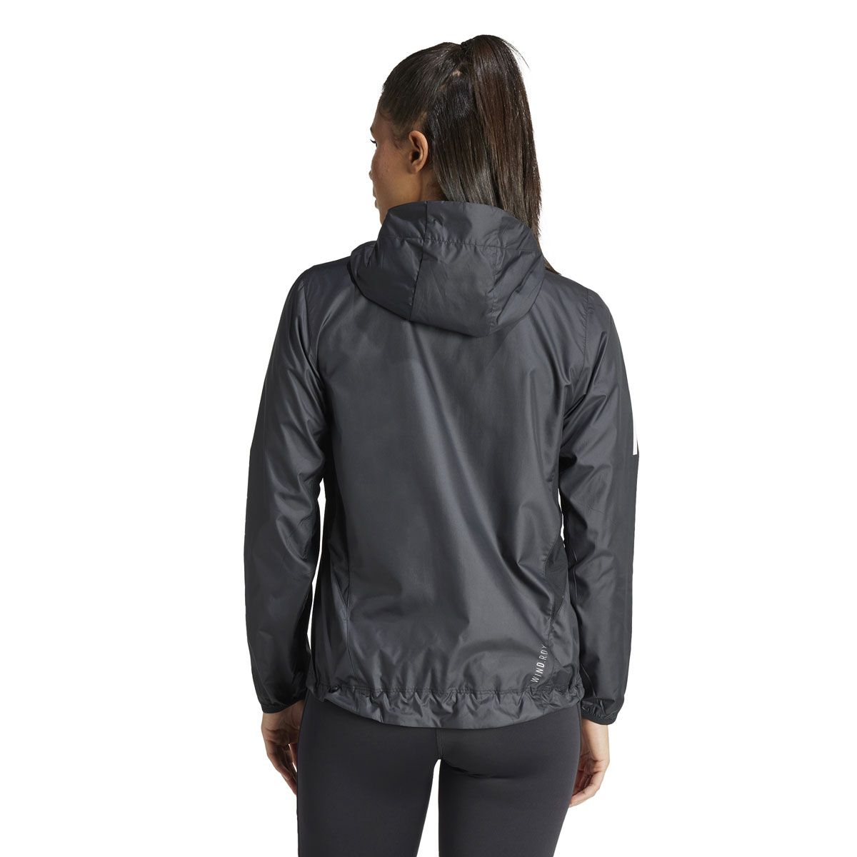 adidas Womens Own The Run WIND.RDY Hooded Jacket