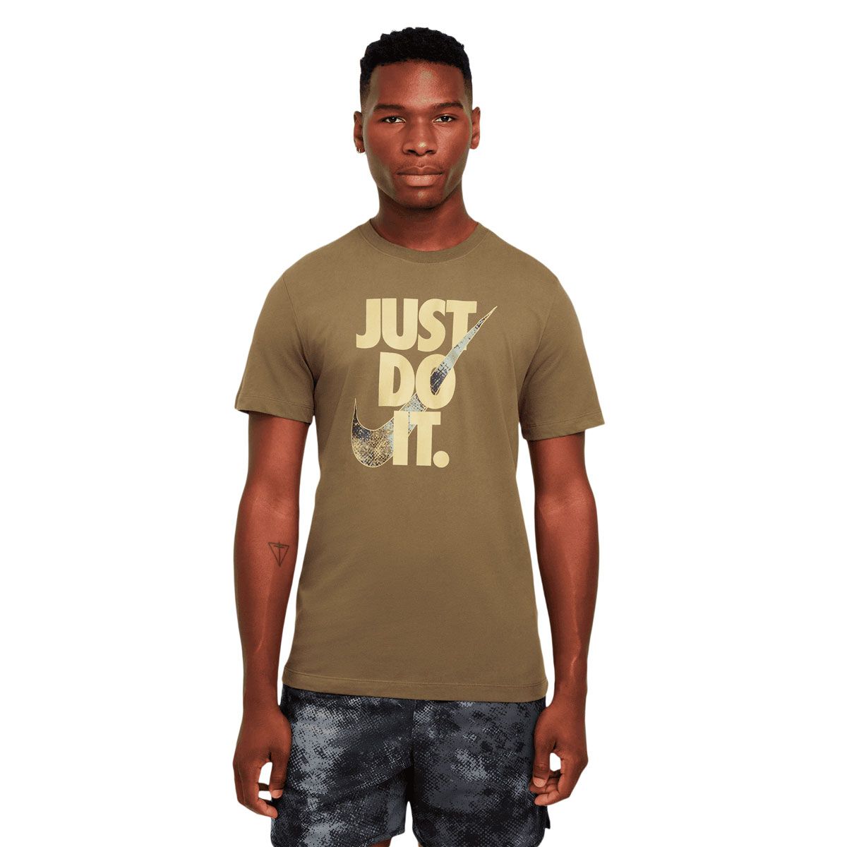 Nike Mens Dri-FIT Just Do It Camo Tee
