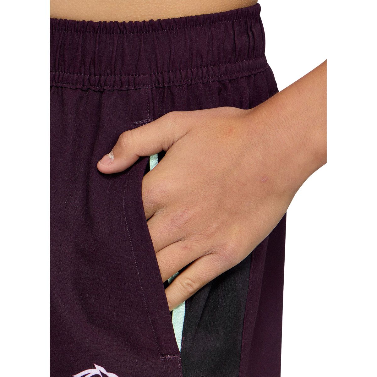 Brisbane Broncos 2025 Kids Training Shorts