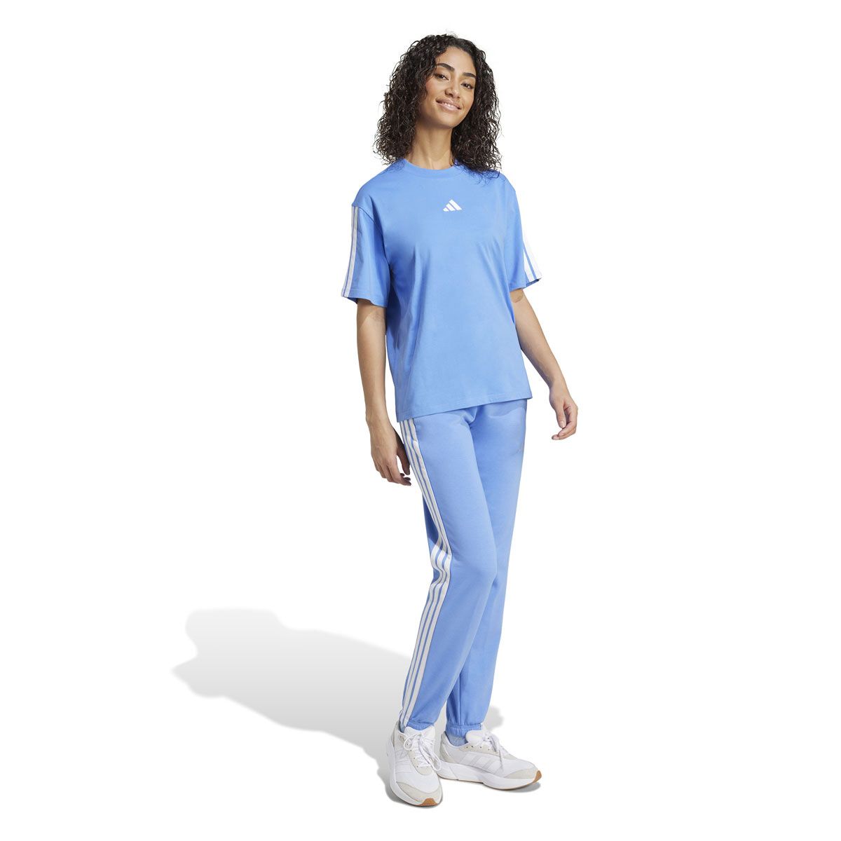 adidas Womens Essentials 3-Stripes Boyfriend Tee