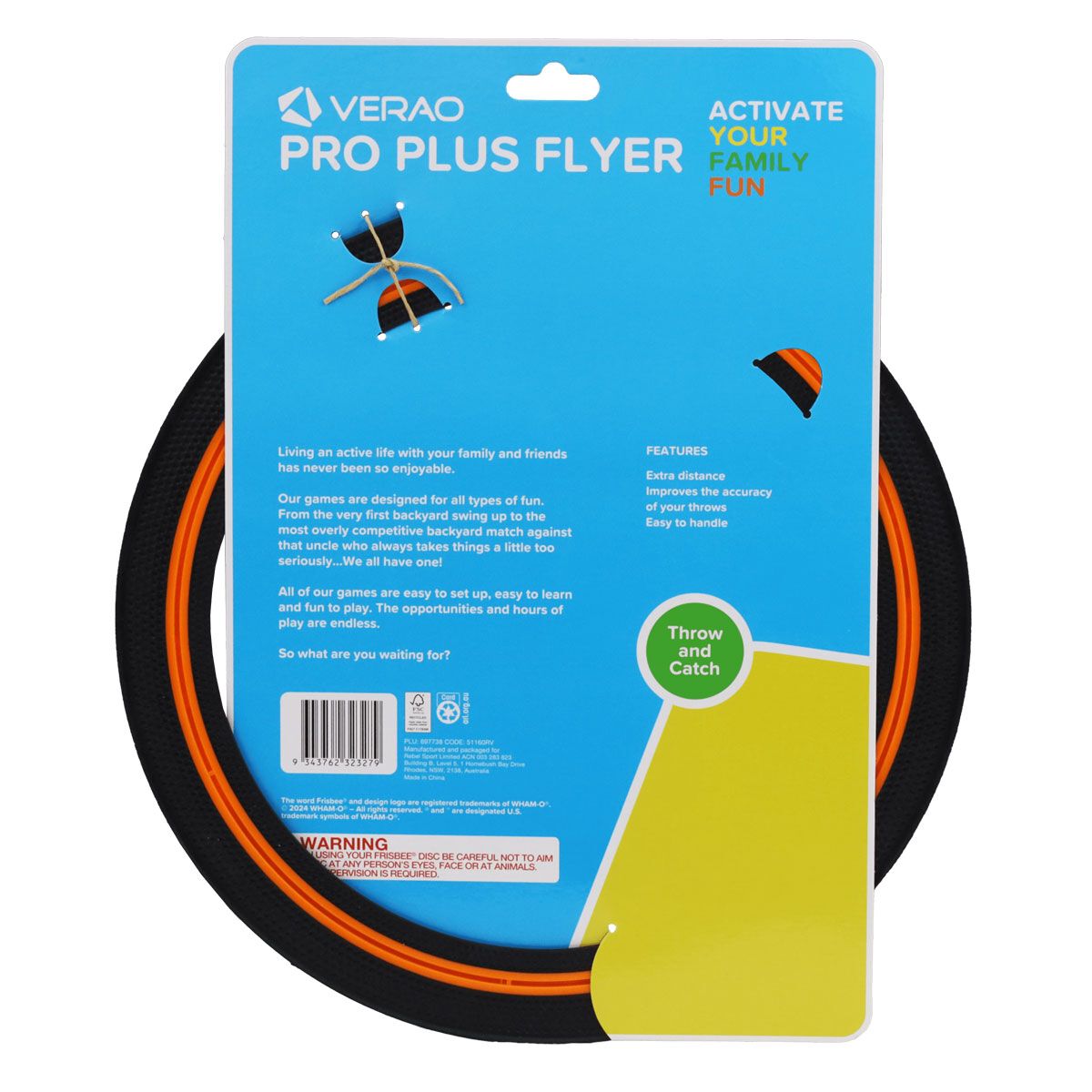 Verao by Frisbee Pro Flyer Plus