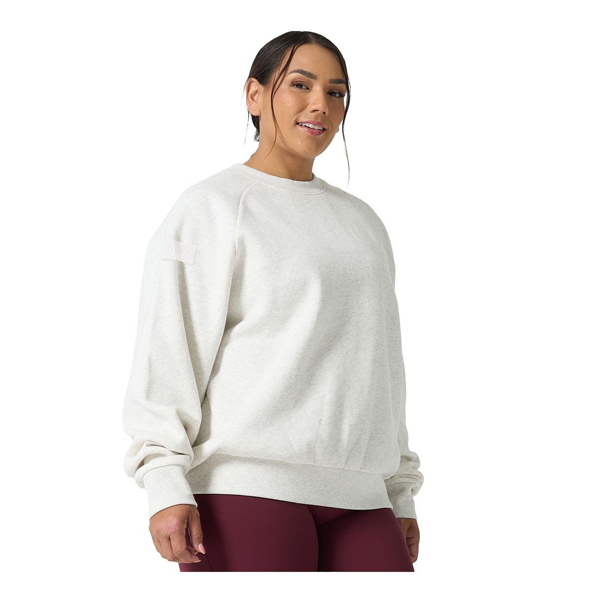 Ell/Voo Womens Mae Fleece Crew Neck Sweatshirt