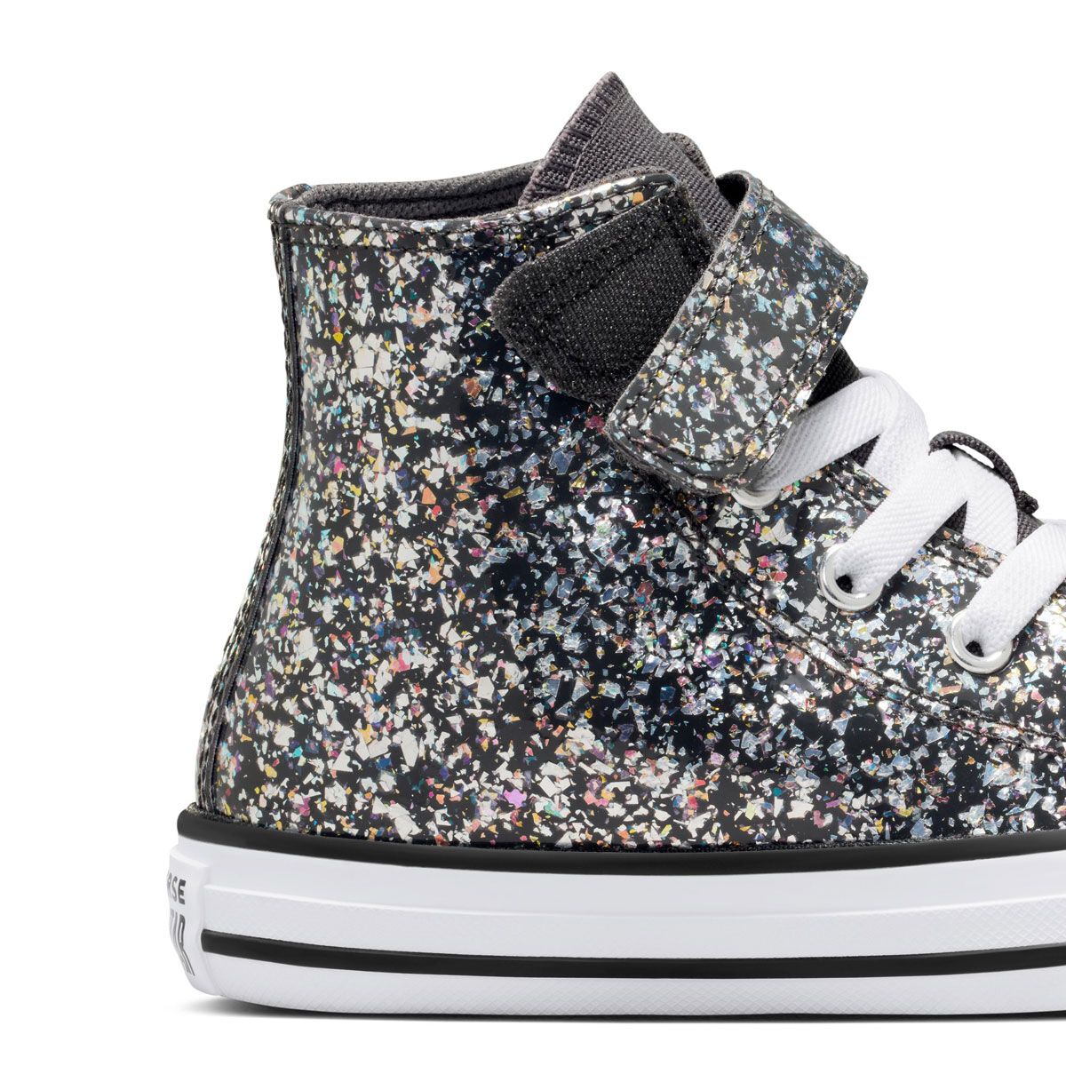 Converse Chuck Taylor All Star Glitter Easy On PS Kids Casual Shoes