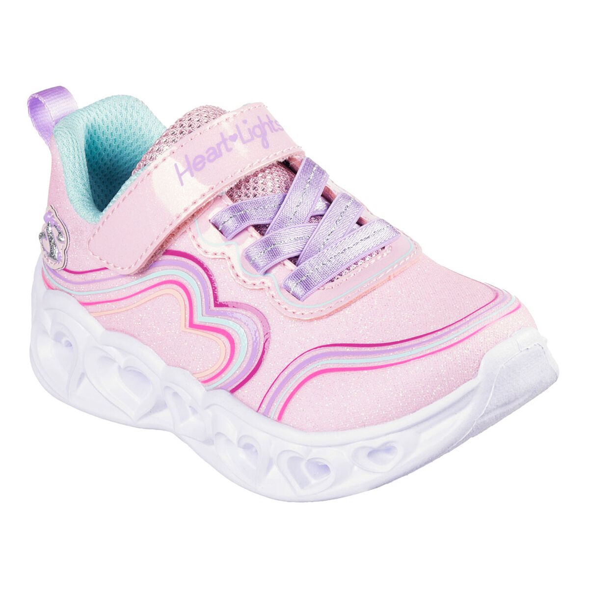 Skechers Heart Lights - Retro Hearts PS Kids Casual Shoes