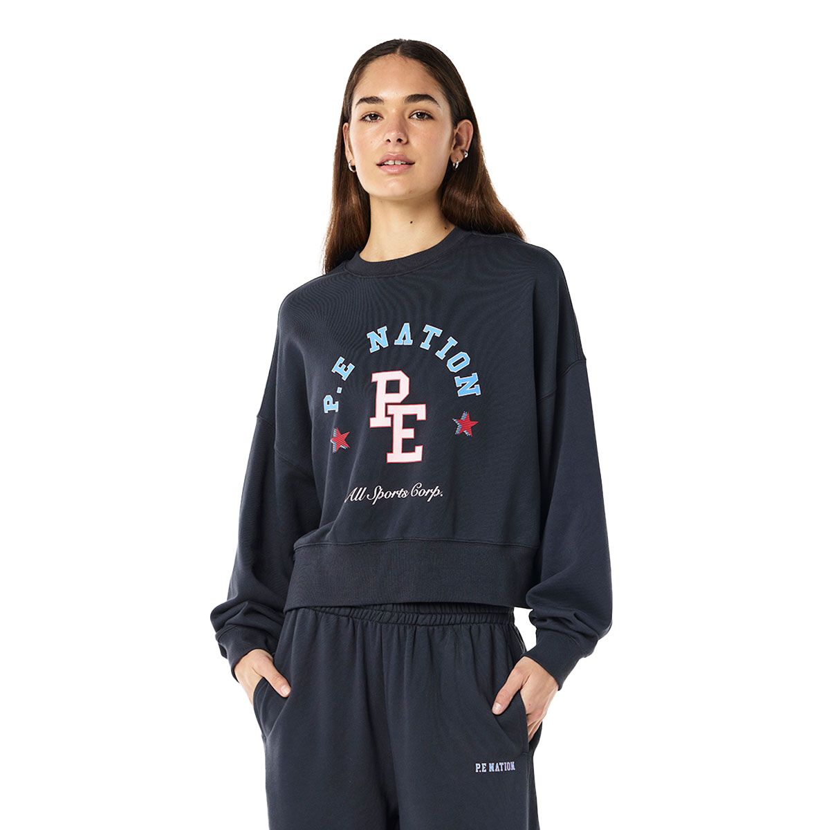 P.E Nation Womens Axis Crew Sweatshirt