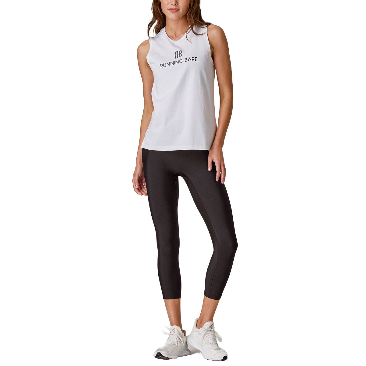 Running Bare Womens Camelflage No Seam 7/8 Tights