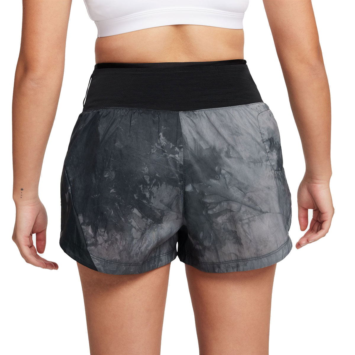 Nike Womens Trail Repel Mid Rise 3 Inch Brief-Lined Running Shorts