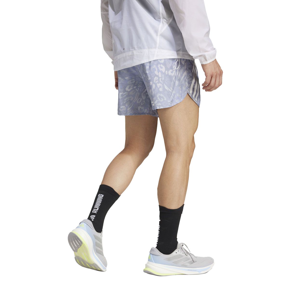 Adidas Mens Own the Run 3 Stripes Shorts