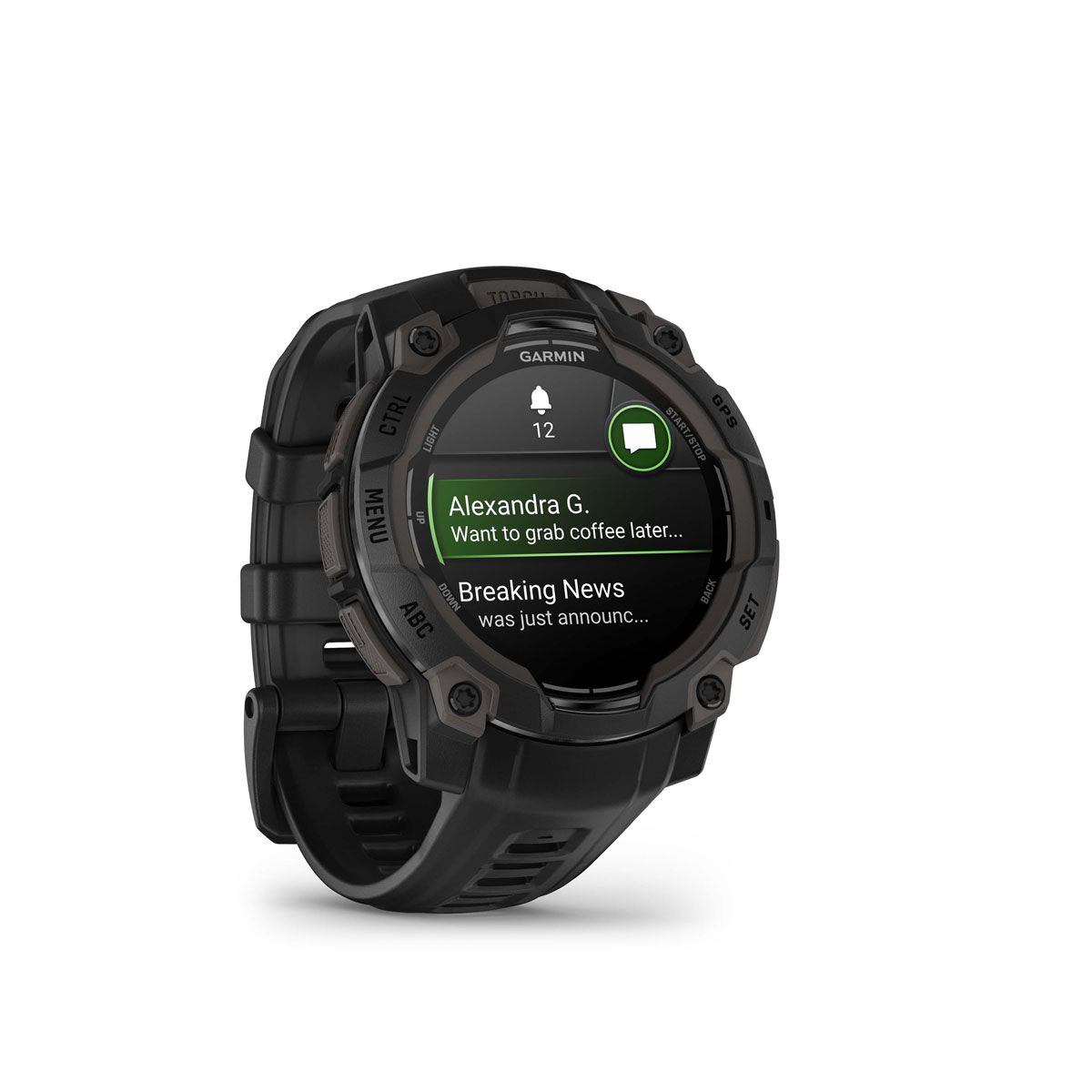 Garmin Instinct 3 45mm AMOLED Watch - Black