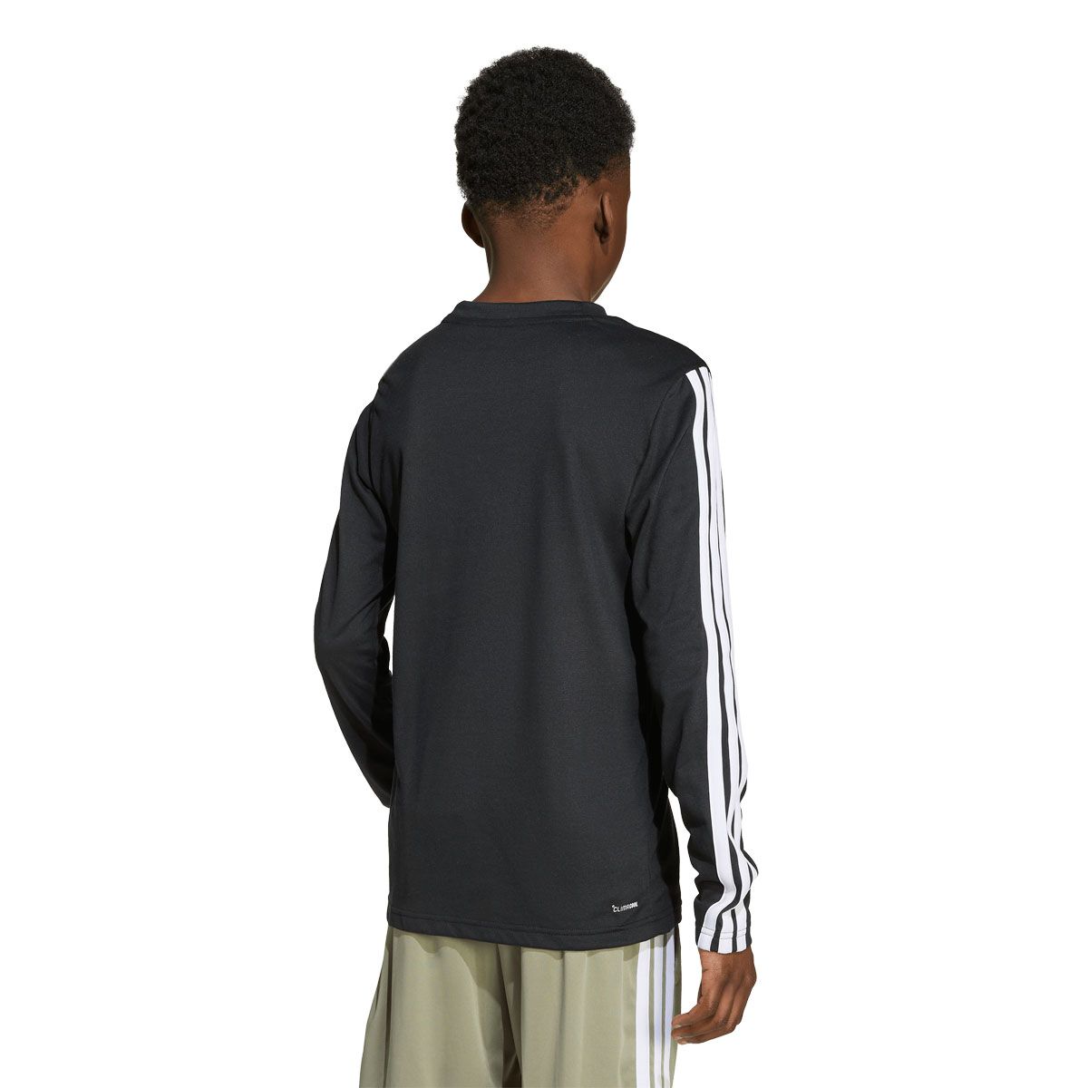 Adidas Junior Training Essentials 3 Stripes Long Sleeve Tee