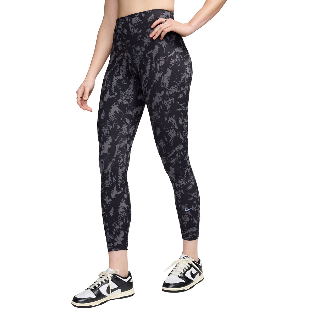 Nike Womens Trail Go Dri-FIT Printed High Rise 7/8 Tights