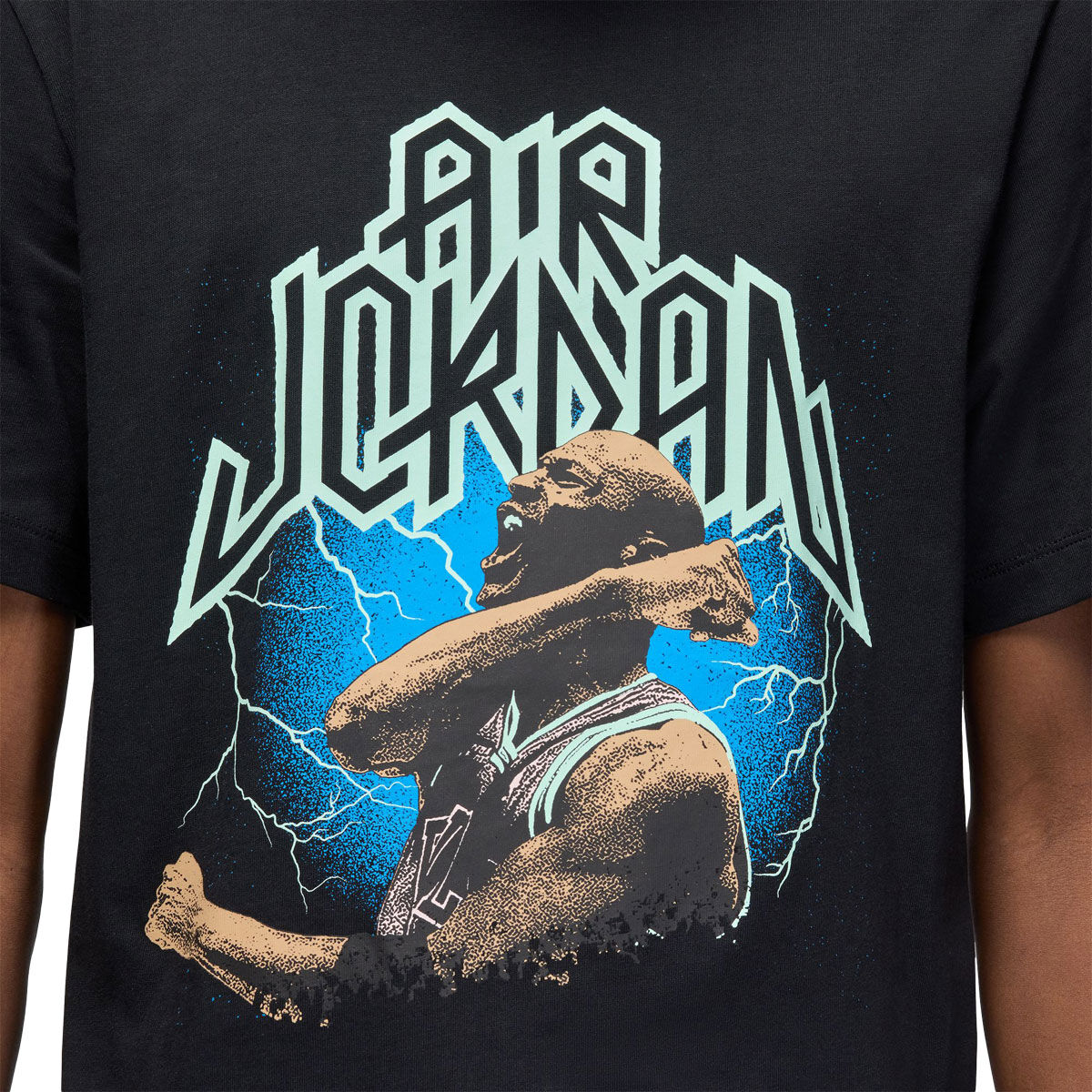 Jordan Mens Sport Dri-FIT Air Jordan Graphic Tee Black S