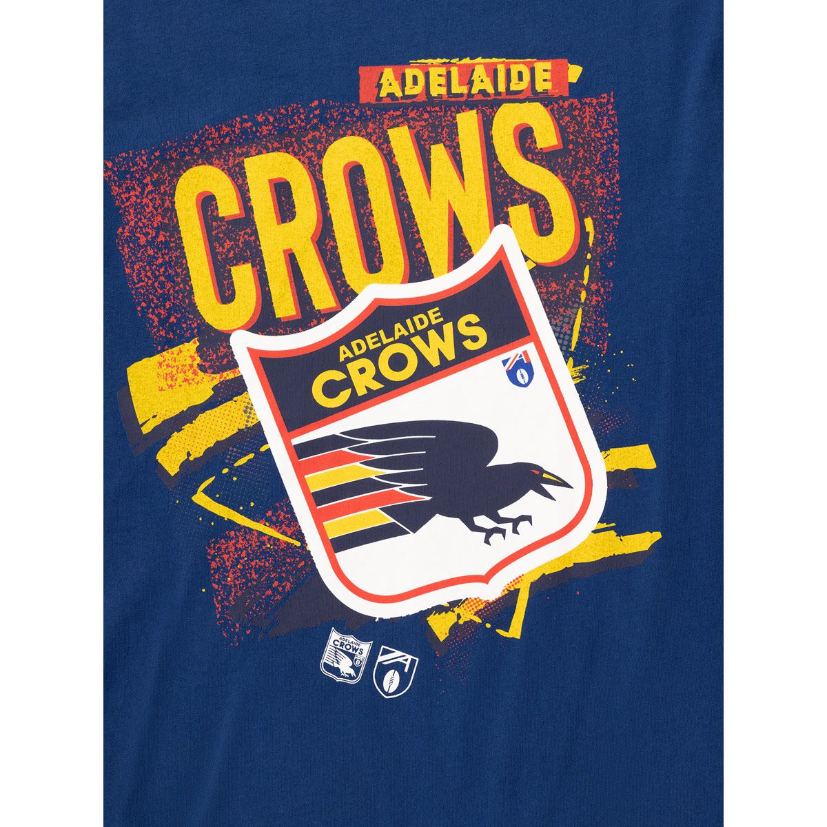 Adelaide Crows Mens 2025 Abstract Logo Tee