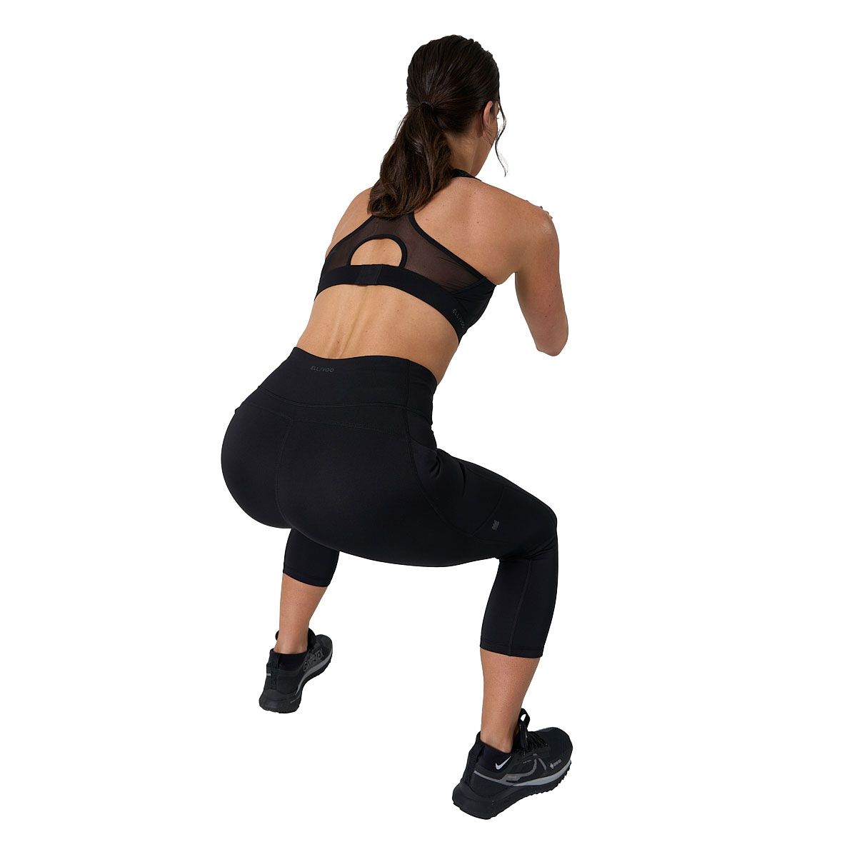 Ell/Voo Womens Essentials 3/4 Pocket Tights