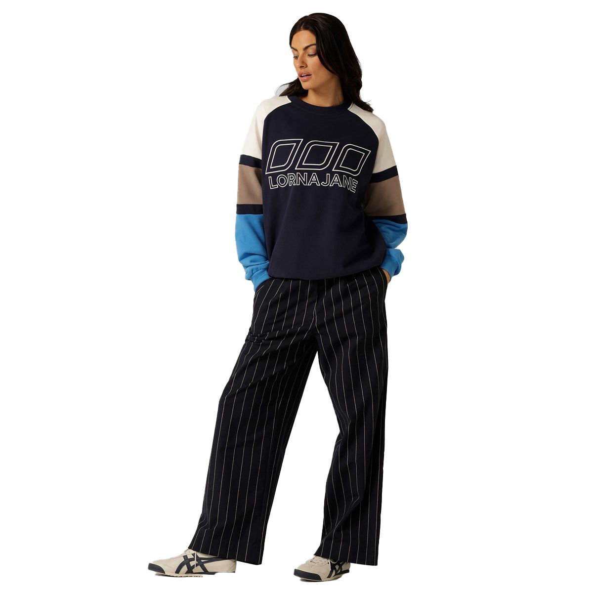 Lorna Jane Womens LJ Icons Oversized Crew Sweatshirt