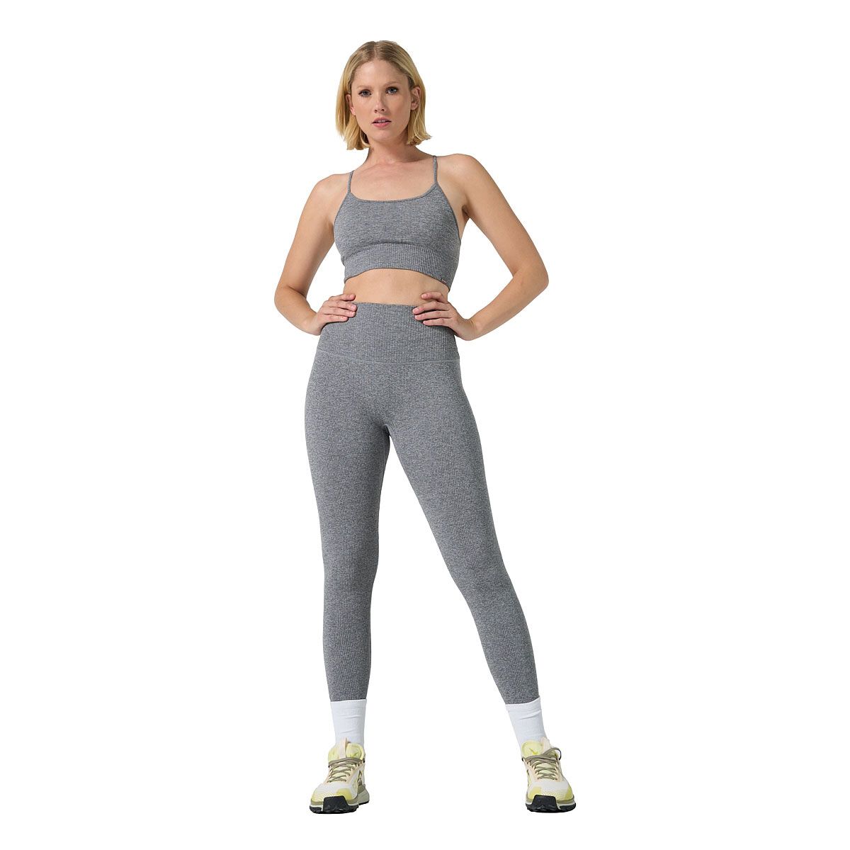 Ell/Voo Womens Reili Seam Free 7/8 Tights