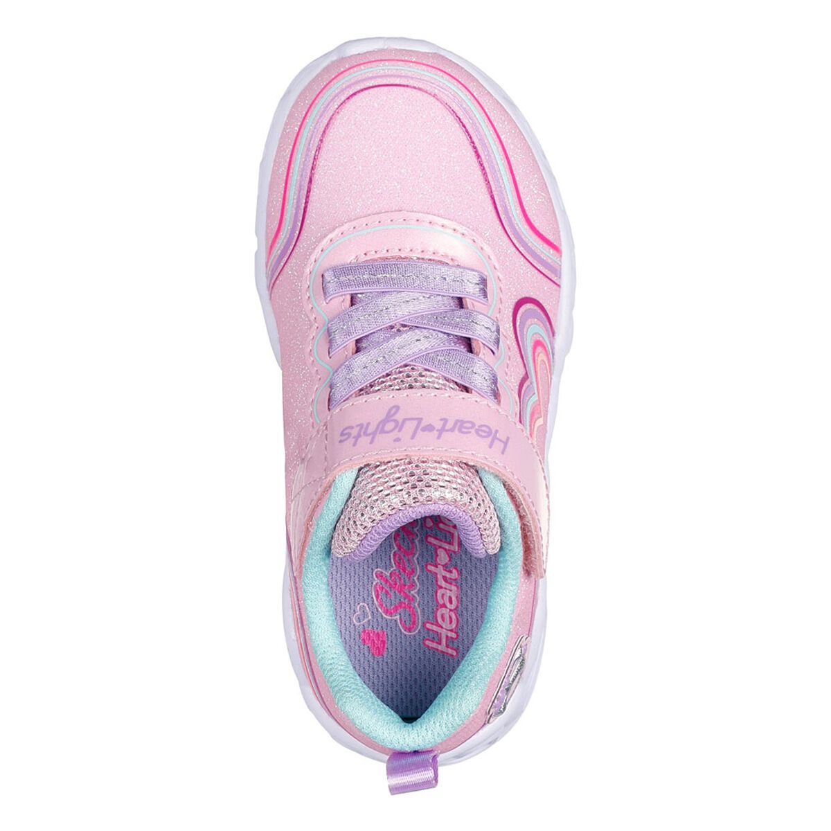 Skechers Heart Lights - Retro Hearts PS Kids Casual Shoes