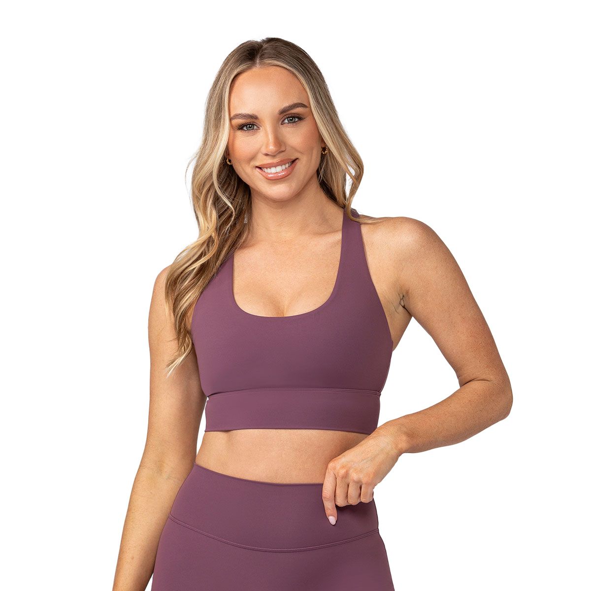 Muscle Nation Womens Allure Longline Sports Bra
