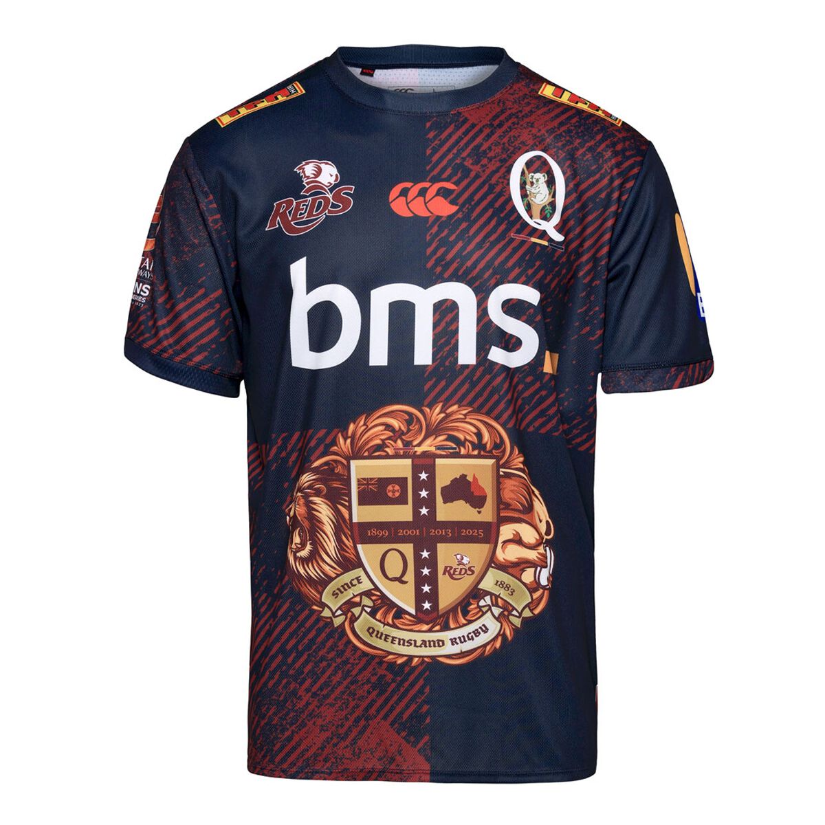 Queensland Reds Mens Special Edition 2025 Series Supporters Tee Multi M