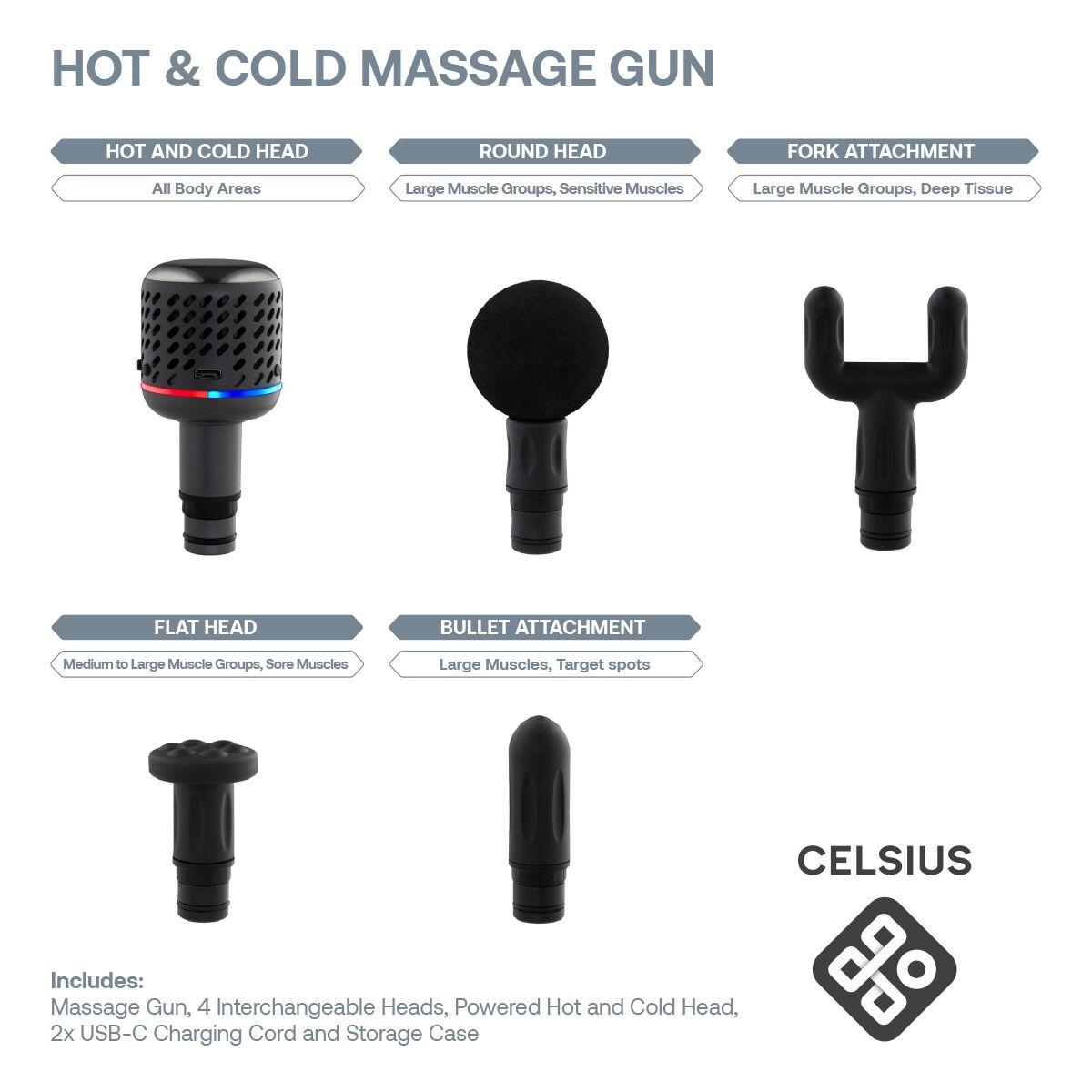 Celsius Hot/Cold Perscussion Gun