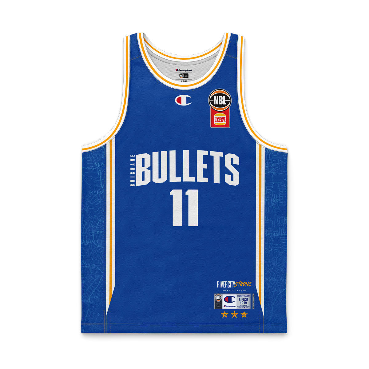 Brisbane Bullets Kids Rocco Zikarsky Home 2024 Basketball Jersey