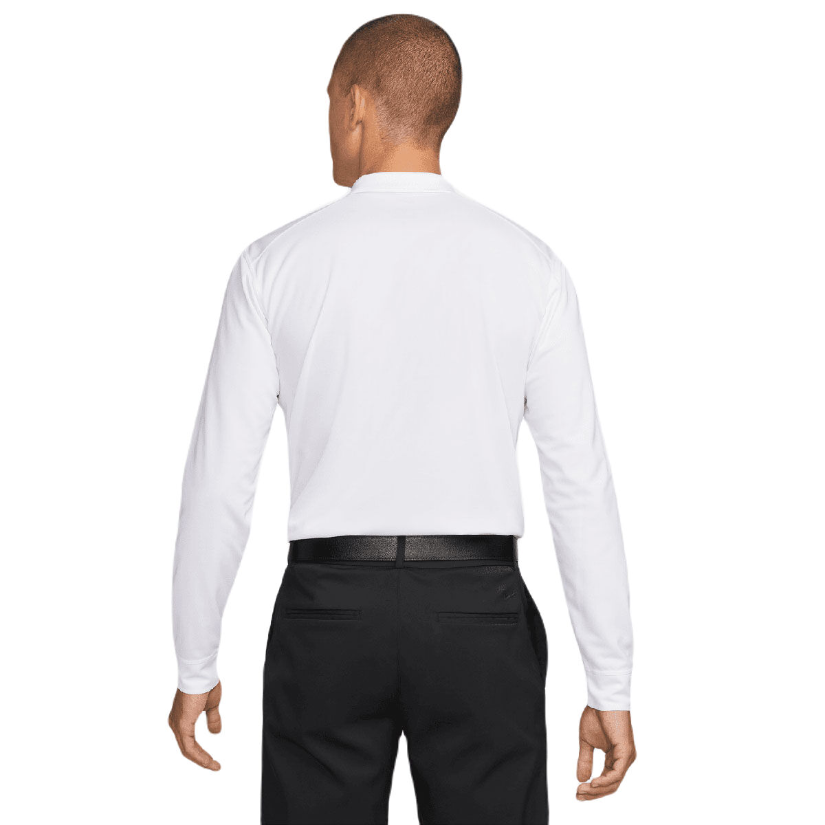 Nike Mens Dri-FIT Victory Solid Long Sleeve Golf Polo