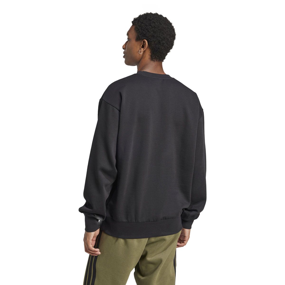 adidas Mens Essentials Feel Cozy Fleece Sweatshirt