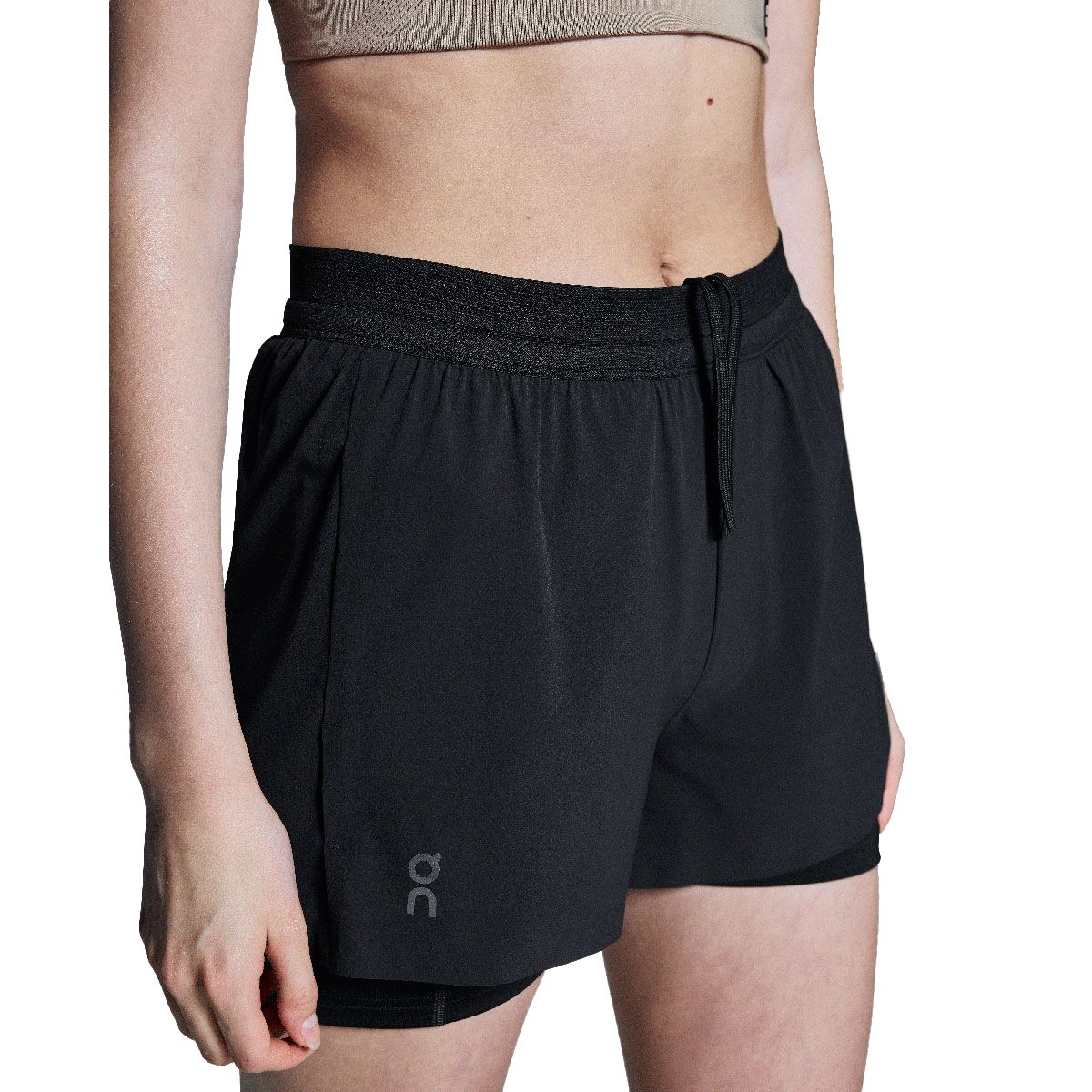 On Womens 3 Inch Performance 2 in 1 Shorts