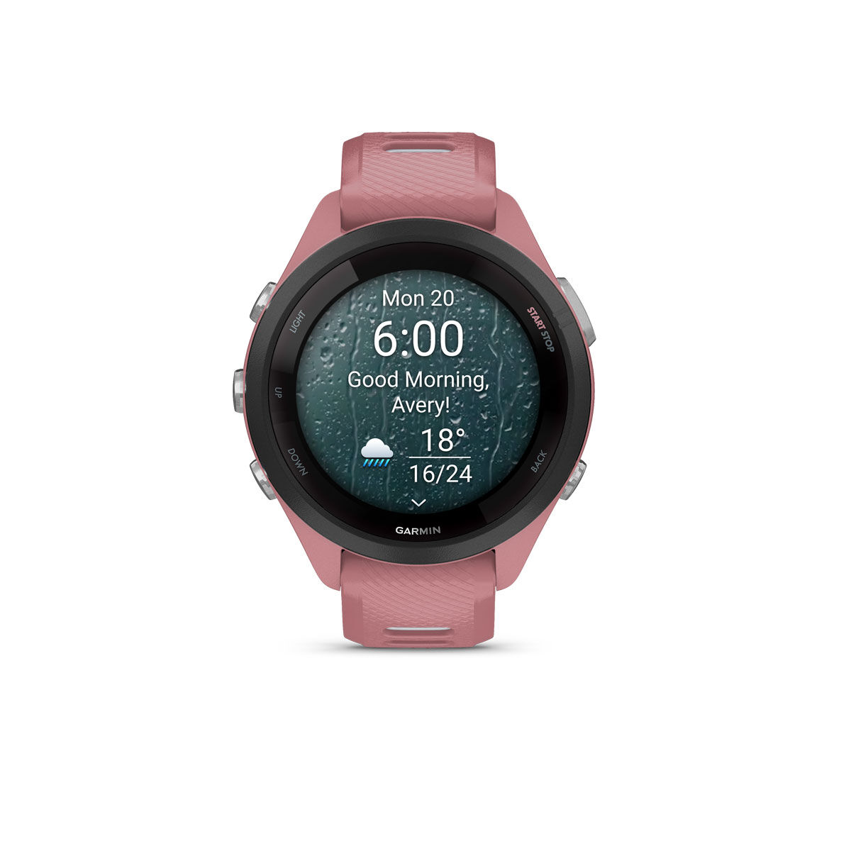 Garmin Forerunner 265S Watch - Light Pink Whitestone