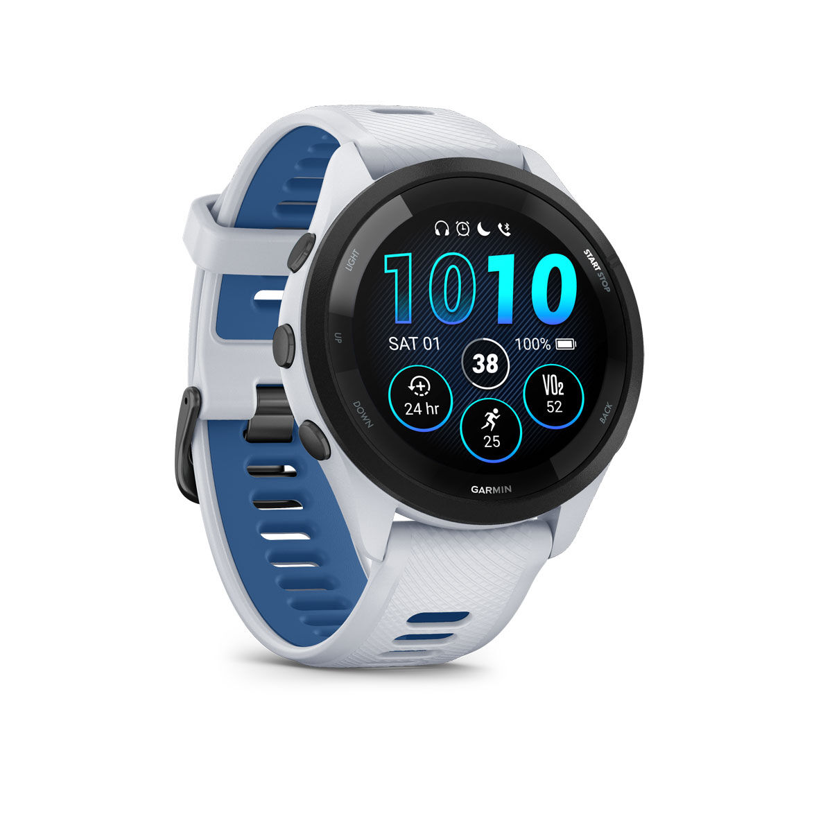 Garmin Forerunner 265 Watch - Whitestone Tidal Blue