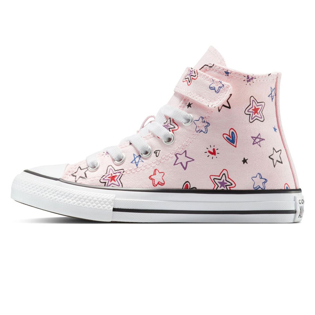 Converse Chuck Taylor All Star Easy On Doodles PS Kids Casual Shoes