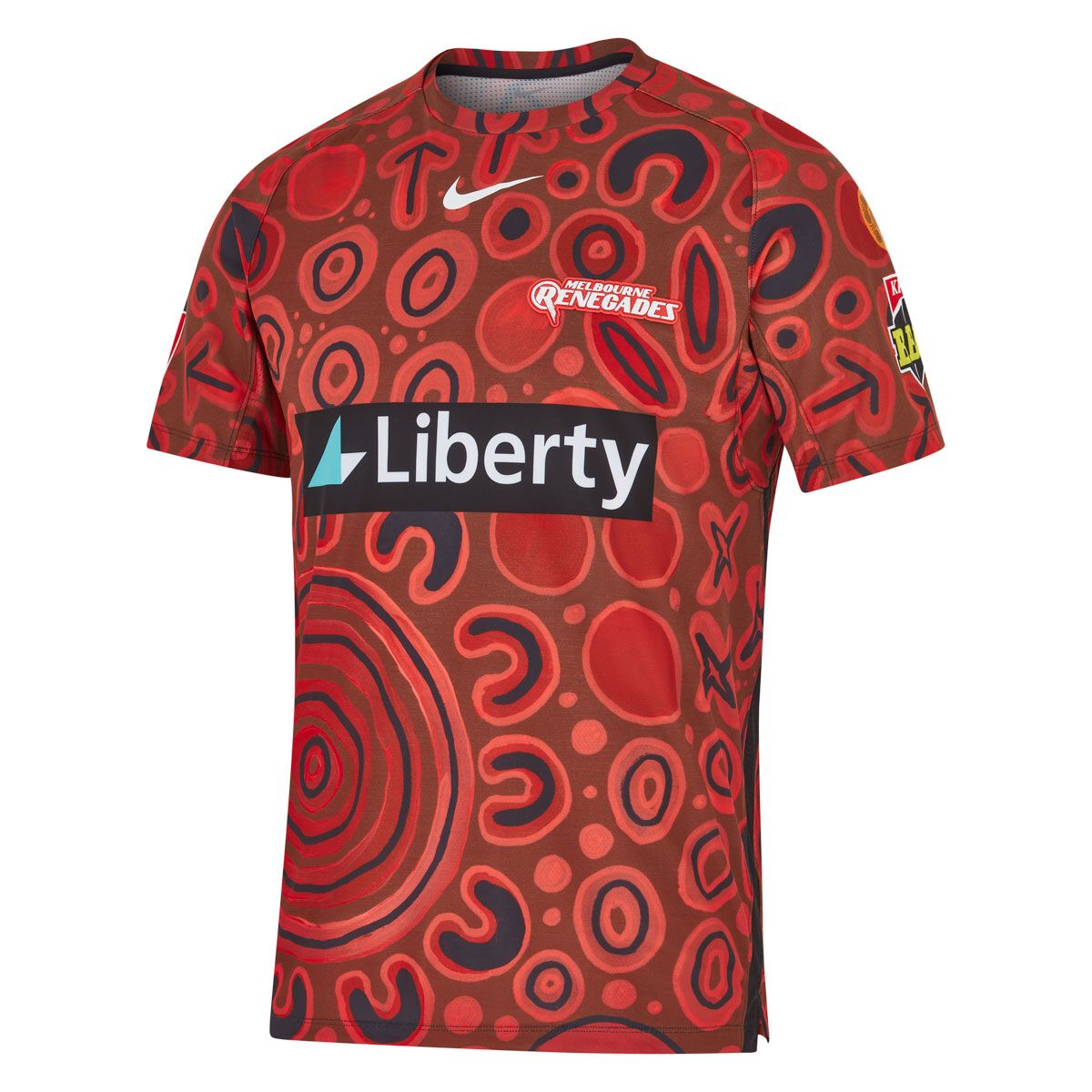 Melbourne Renegades 2024/25 Mens Indigenous Jersey Red/White XXL