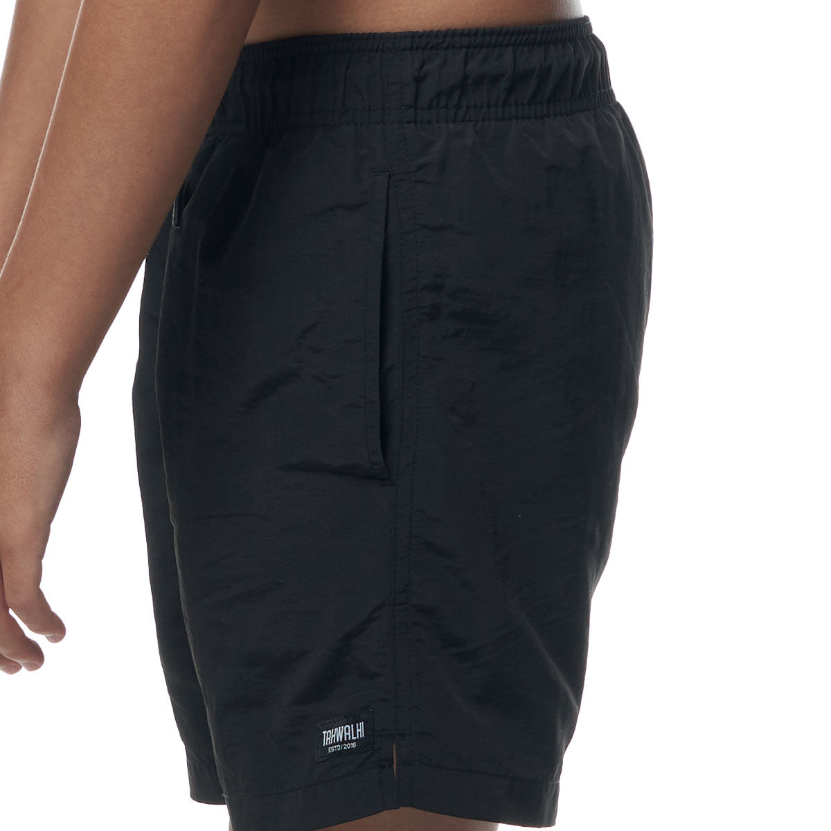 Tahwalhi Boys Solid Pool Shorts