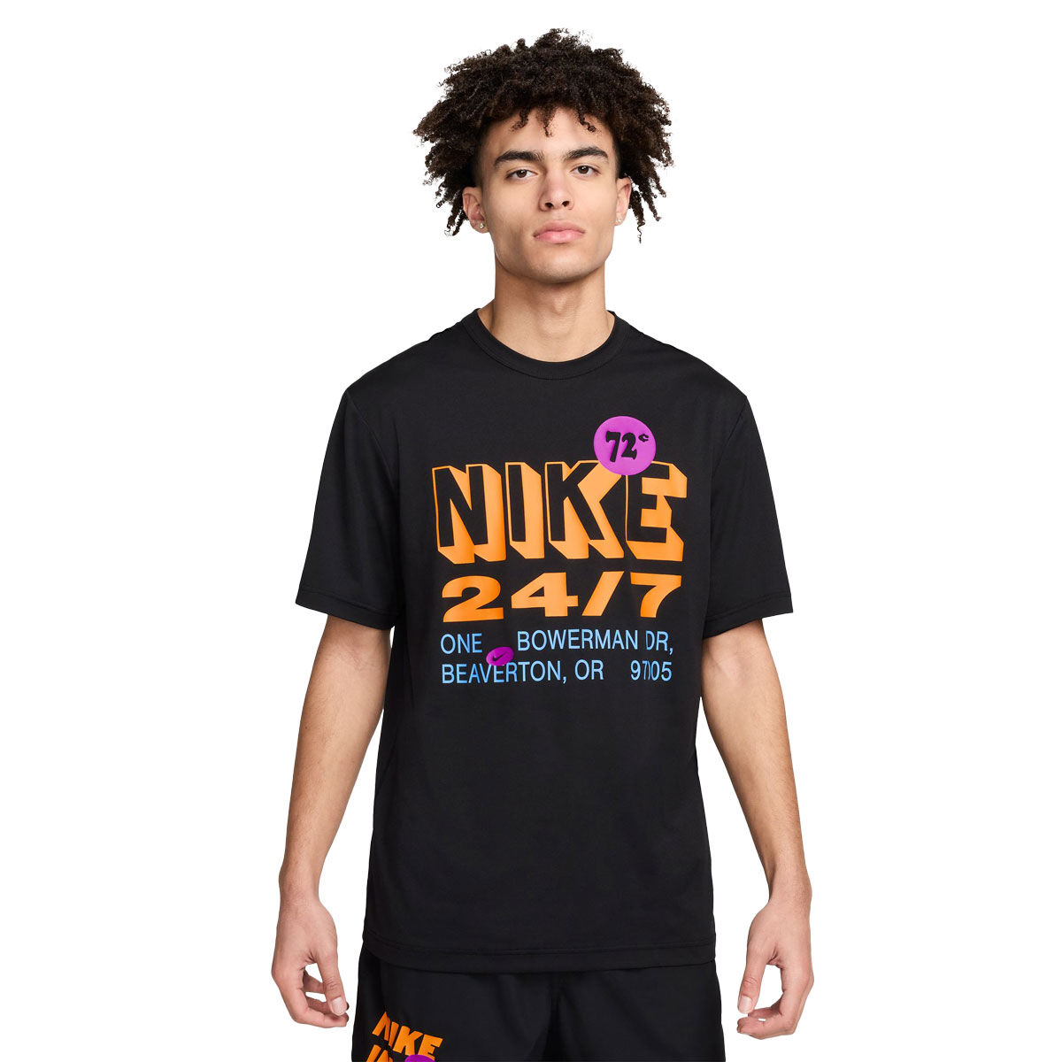 Nike Mens Dri-FIT UV Hyverse Fitness Tee