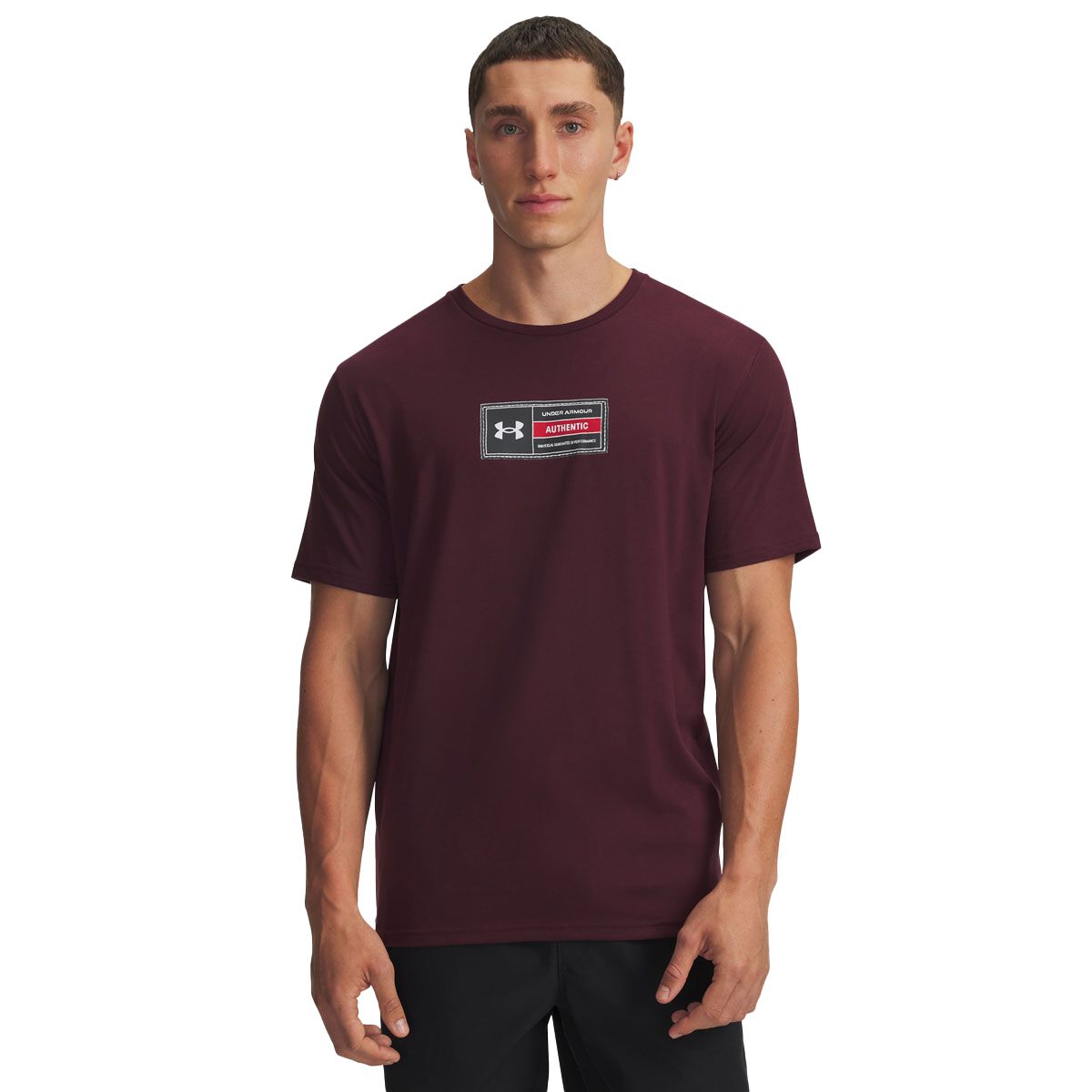 Under Armour Mens Printed Woven Label Tee
