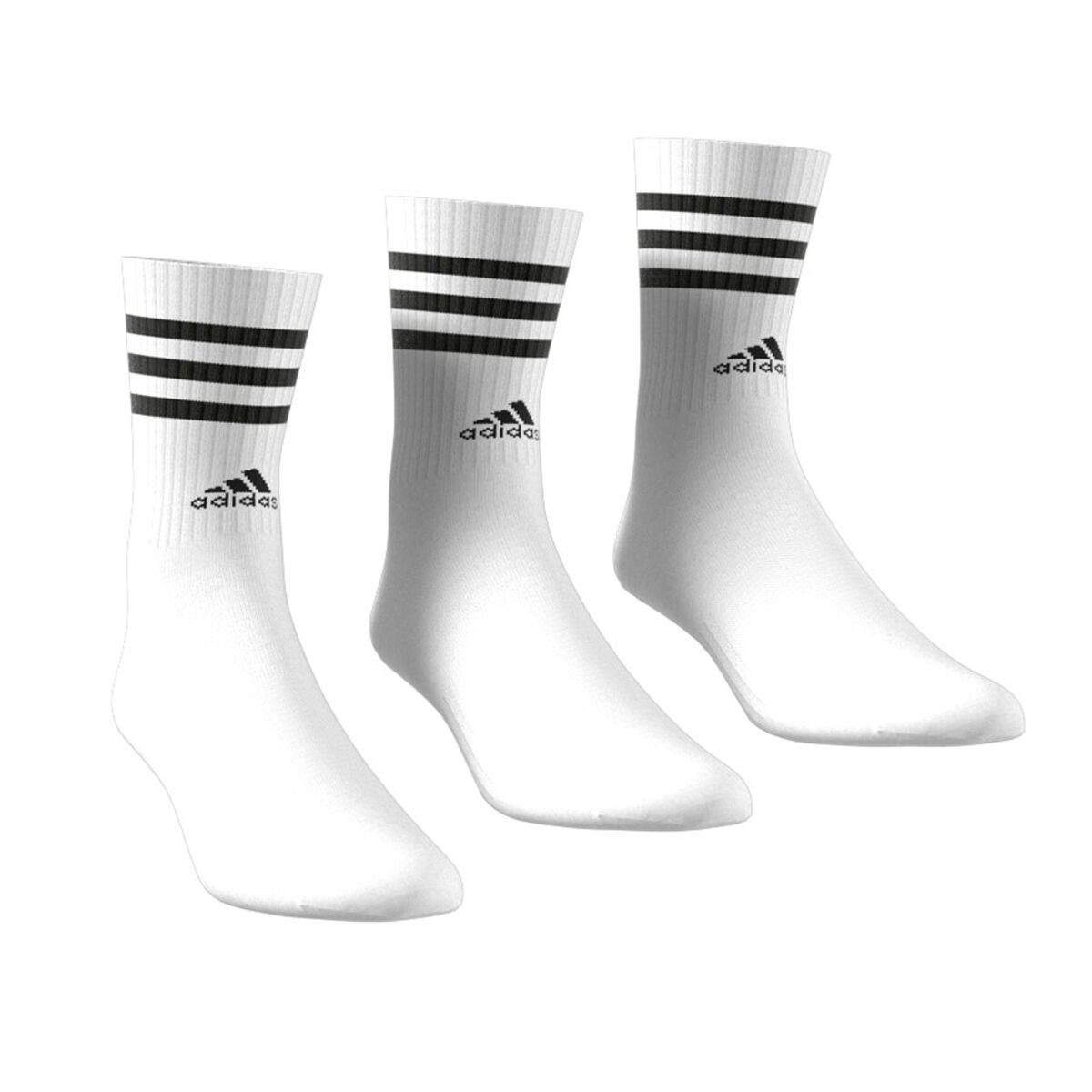adidas 3-Stripes Cushioned Crew Socks